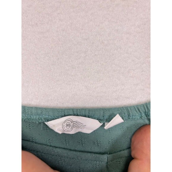 Cottagecore Destination 365 Womens MP Green Textured Puff Sleeve Tiered Dress - Picture 4 of 11